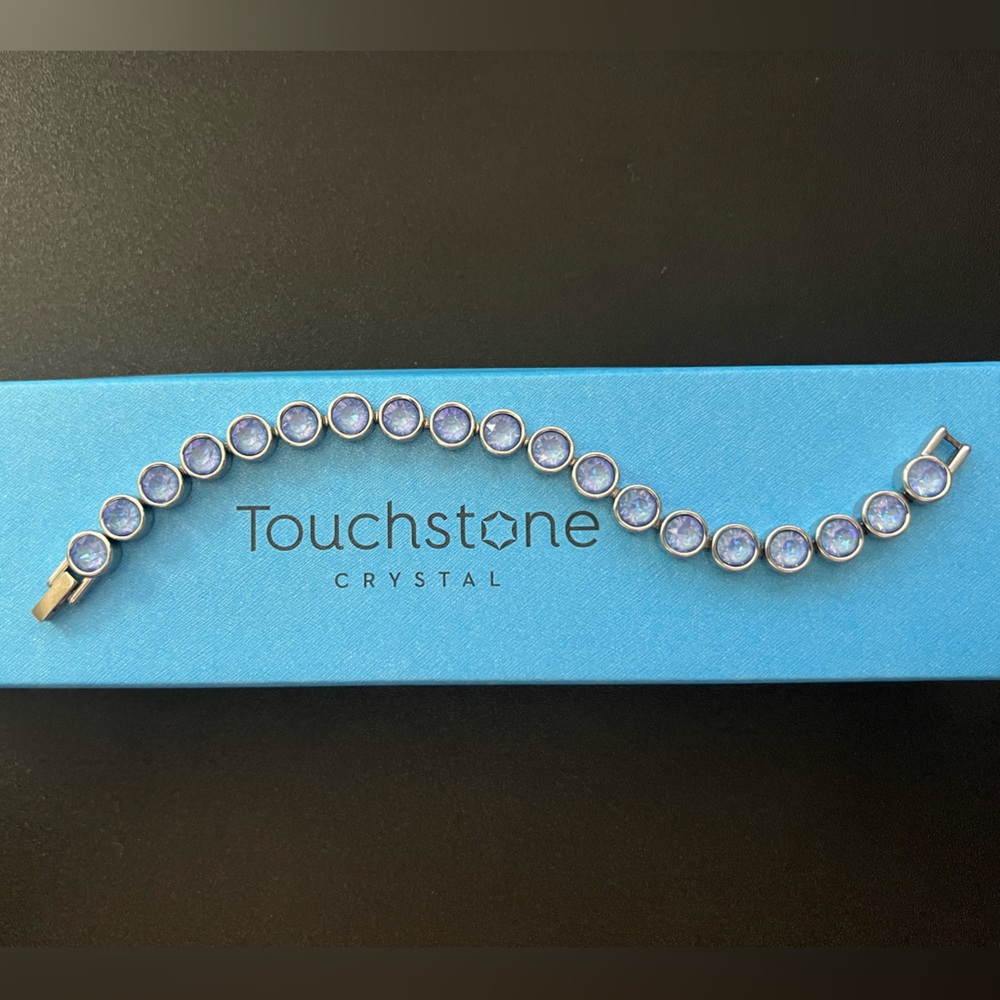 Touchstone Crystal Blue Bracelet